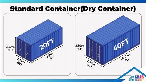 20 ft container dimensions